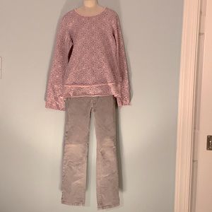 Naartjie girls Cord pants light grey